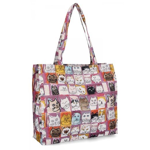 Modna Torba Na Zakupy firmy Hernan HB1372-L Multikolor ze sklepu PaniTorbalska w kategorii Torby Shopper bag - zdjęcie 179100047
