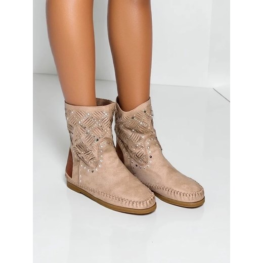 Botki Royalfashion.pl bez zapięcia 