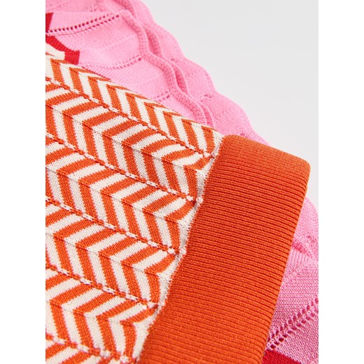 Reserved - Dzianinowa spódnica maxi - wielobarwny Reserved L Reserved