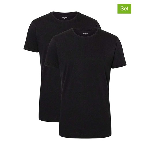 camano Koszulki (2 szt.) w kolorze czarnym ze sklepu Limango Polska w kategorii T-shirty męskie - zdjęcie 179102788