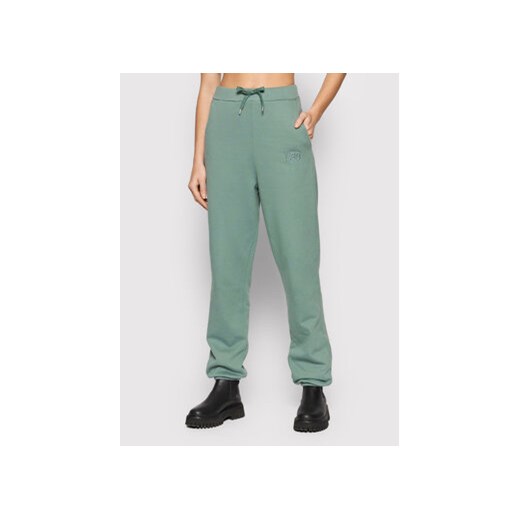 Lee Spodnie dresowe L32MTXTY 112143855 Zielony Relaxed Fit Lee XS MODIVO