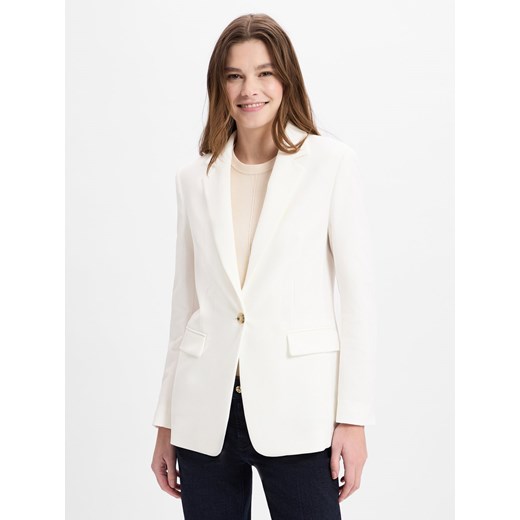 BOSS Orange Marynarka damska - C_Jabla Kobiety Sztuczne włókno écru jednolity ze sklepu vangraaf w kategorii Marynarki damskie - zdjęcie 179105977