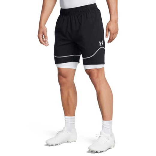 Męskie spodenki treningowe Under Armour UA M\'s Challenger Pro Train Short - czarne ze sklepu Sportstylestory.com w kategorii Spodenki męskie - zdjęcie 179108308