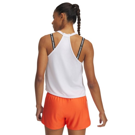 Damski top treningowy Under Armour Tech Swing Tank - biały ze sklepu Sportstylestory.com w kategorii Bluzki damskie - zdjęcie 179108328