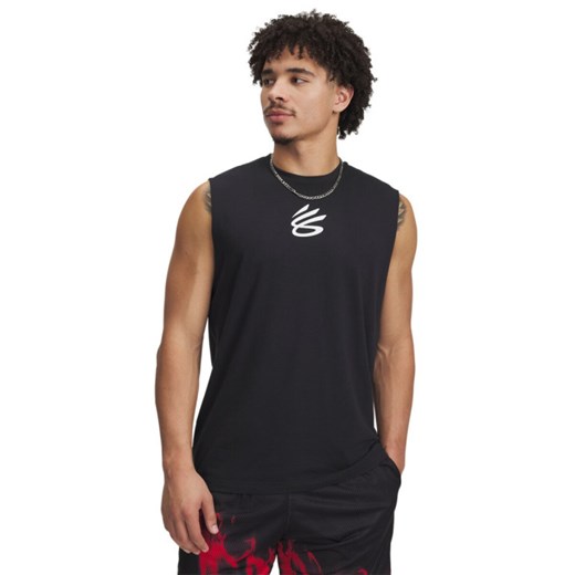Męski top do koszykówki Under Armour Curry SLVS Tee - czarny ze sklepu Sportstylestory.com w kategorii T-shirty męskie - zdjęcie 179108345