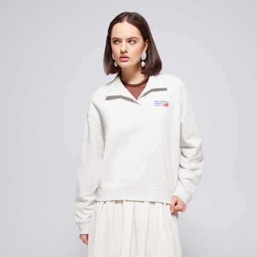 NEW BALANCE BLUZA FRENCH TERRY POLO ze sklepu Sizeer w kategorii Bluzy damskie - zdjęcie 179108658