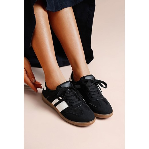Foreverfolie Sneakersy w kolorze czarno-białym ze sklepu Limango Polska w kategorii Trampki damskie - zdjęcie 179109785
