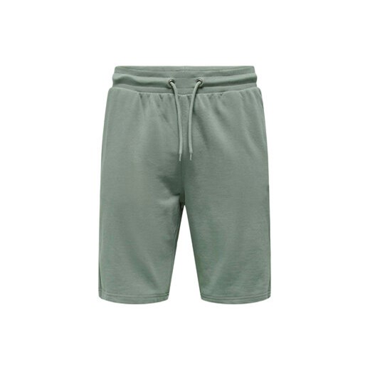 Only & Sons Szorty sportowe Neil 22015623 Zielony Regular Fit ze sklepu MODIVO w kategorii Spodenki męskie - zdjęcie 179110567