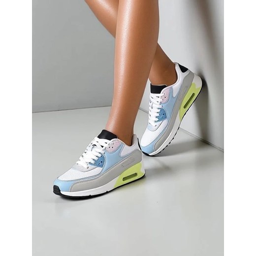 Buty sportowe damskie Royalfashion.pl sneakersy na płaskiej podeszwie sznurowane