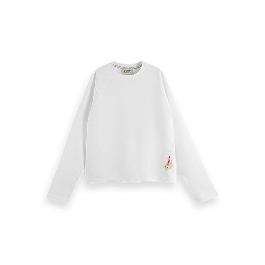 Bluzka damska SCOTCH&SODA z okrągłym dekoltem casual