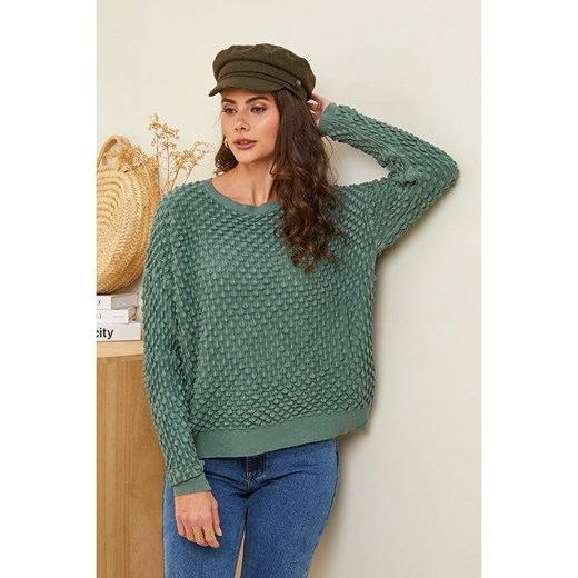 Soft Cashmere Sweter w kolorze zielonym ze sklepu Limango Polska w kategorii Swetry damskie - zdjęcie 179113867