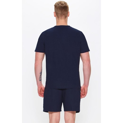 Bawełniana piżama męska z krótkimi rękawami i krótkimi nogawkami 42/5-41U/206A755, Kolor czarno-czerwony, Rozmiar L, Fabio Undercare ze sklepu Intymna w kategorii Piżamy męskie - zdjęcie 179114078