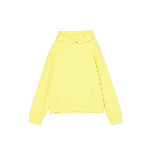 Cropp - Żółta bluza z grubego materiału - żółty Cropp S Cropp