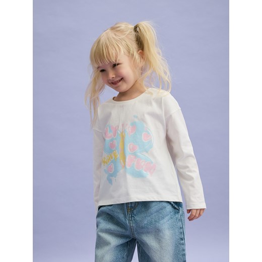 Reserved - Koszulka z nadrukiem - złamana biel Reserved 110 (4-5 lat) Reserved