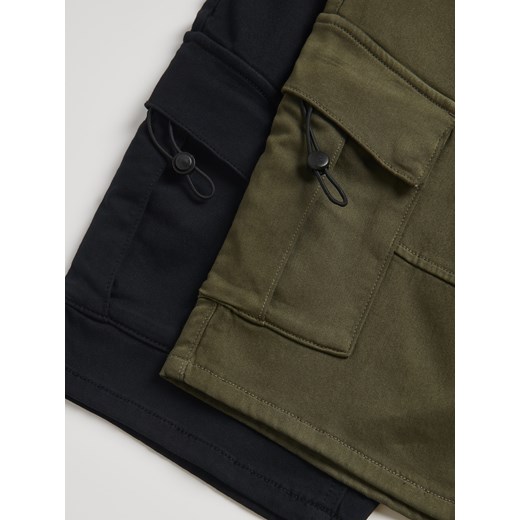 Reserved - Szorty cargo - czarny Reserved S Reserved
