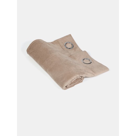 Sinsay - Zasłona w wytłaczane liście - beżowy Sinsay One Size Sinsay