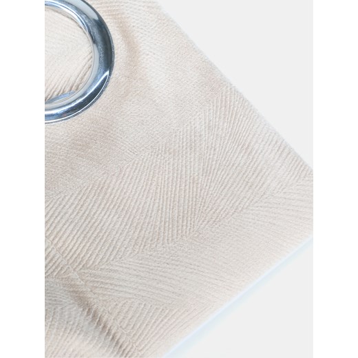 Sinsay - Zasłona w wytłaczane liście - beżowy Sinsay One Size Sinsay