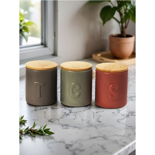 Sinsay - Pojemniki do przechowywania 3 pack - wielobarwny Sinsay One Size Sinsay
