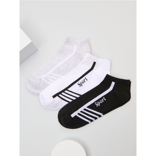 Sinsay - Skarpetki 3 pack - wielobarwny ze sklepu Sinsay w kategorii Skarpetki męskie - zdjęcie 179119906