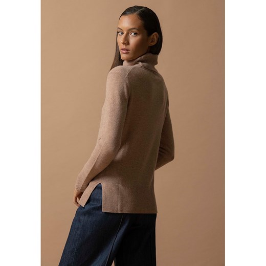 Perfect Cashmere Kaszmirowy golf &quot;Tracy&quot; w kolorze beżowym ze sklepu Limango Polska w kategorii Swetry damskie - zdjęcie 179121386