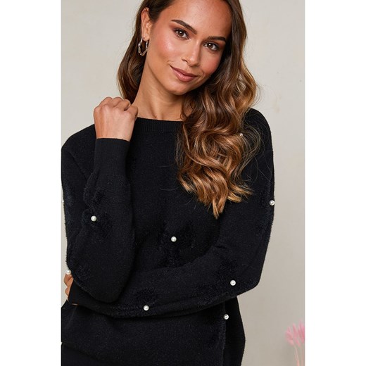 Sweter damski Soft Cashmere casualowy z okrągłym dekoltem 