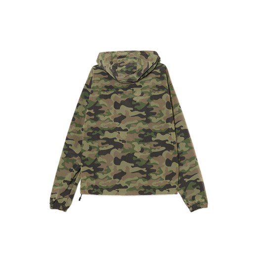 Cropp - Kurtka moro z kapturem - zielony Cropp S Cropp