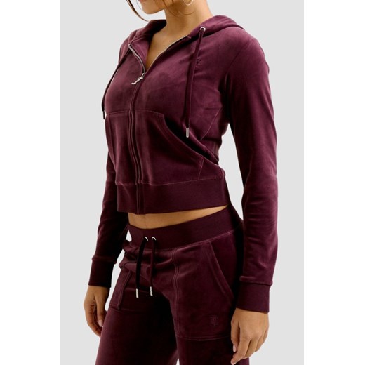 JUICY COUTURE Fioletowa damska bluza Robertson Hoodie, Rozmiar S ze sklepu outfit.pl w kategorii Bluzy damskie - zdjęcie 179124315