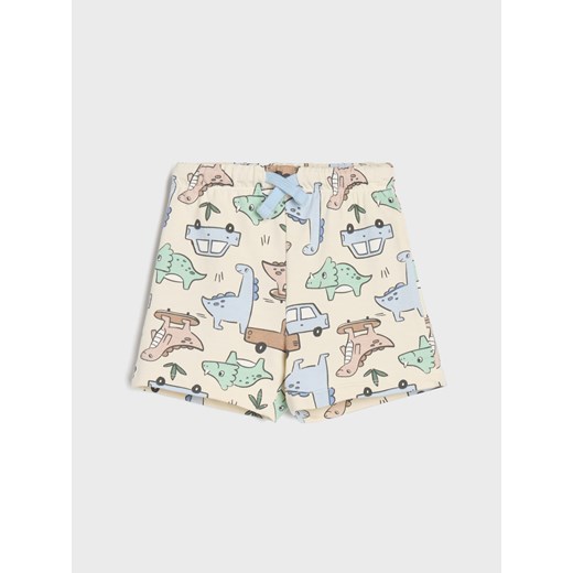 Sinsay - Komplet dzianinowy - kremowy Sinsay 98 Sinsay