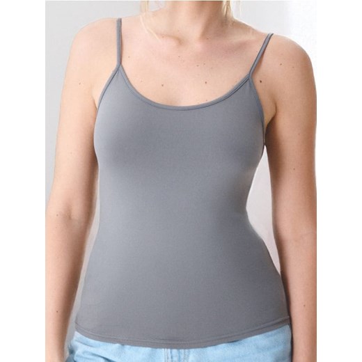 Sinsay - Top w stylu basic - szary ze sklepu Sinsay w kategorii Bluzki damskie - zdjęcie 179127148