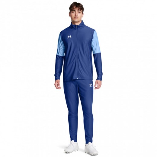 Męski dres komplet treningowy Under Armour UA M's Challenger Tracksuit - niebieski ze sklepu Sportstylestory.com w kategorii Dresy męskie - zdjęcie 179127529