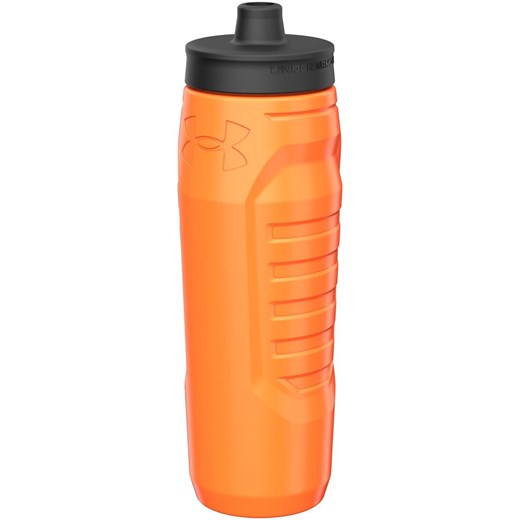 Bidon Under Armour 32oz Sideline Squeeze Blaze Orange 950 ml - pomarańczowy ze sklepu Sportstylestory.com w kategorii Bidony i butelki - zdjęcie 179127909