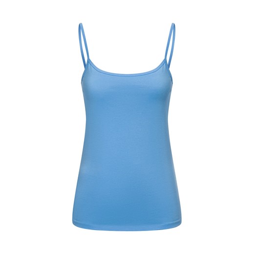 Marie Lund Top damski Kobiety Dżersej jasnoniebieski jednolity ze sklepu vangraaf w kategorii Bluzki damskie - zdjęcie 179128245