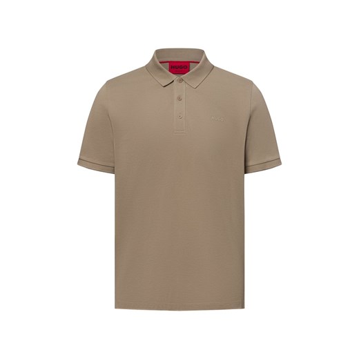 HUGO Męska koszulka polo - Donos Mężczyźni Bawełna melanżowy jednolity ze sklepu vangraaf w kategorii T-shirty męskie - zdjęcie 179128255