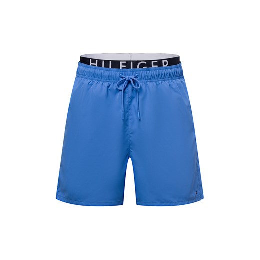 Tommy Hilfiger Męskie kąpielówki Mężczyźni Sztuczne włókno jasnoniebieski jednolity ze sklepu vangraaf w kategorii Kąpielówki - zdjęcie 179128256