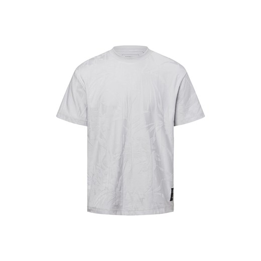 Tom Tailor Denim Koszulka męska Mężczyźni Bawełna jasny szary wypukły wzór tkaniny ze sklepu vangraaf w kategorii T-shirty męskie - zdjęcie 179128265