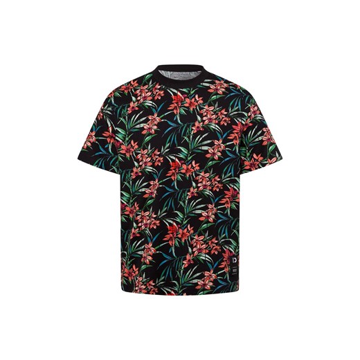Tom Tailor Denim Koszulka męska Mężczyźni Bawełna czarny wzorzysty ze sklepu vangraaf w kategorii T-shirty męskie - zdjęcie 179128266