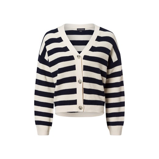 Franco Callegari Kardigan damski Kobiety Bawełna beżowy w paski ze sklepu vangraaf w kategorii Swetry damskie - zdjęcie 179128285