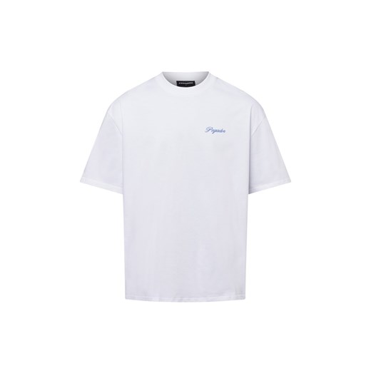PEGADOR Koszulka męska - Colfa Mężczyźni Bawełna biały jednolity ze sklepu vangraaf w kategorii T-shirty męskie - zdjęcie 179128308