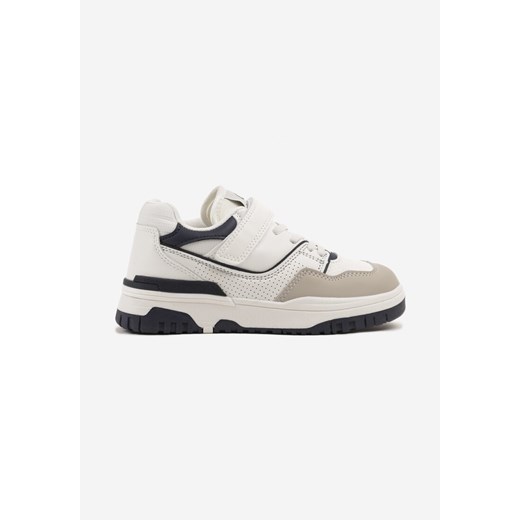 Szaro-Niebieskie Buty Sportowe Sneakersy Clibee z Perforacją Punelle ze sklepu born2be.pl w kategorii Buty sportowe dziecięce - zdjęcie 179128529