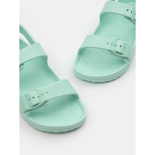 Sinsay - Sandały z pianki - zielony Sinsay 32 Sinsay