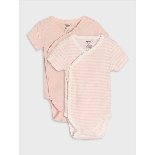 Sinsay - Body 2 pack - kremowy ze sklepu Sinsay w kategorii Odzież dla niemowląt - zdjęcie 179129819