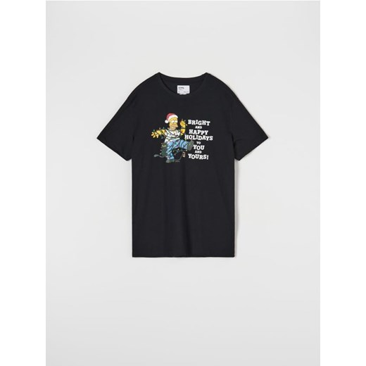 Sinsay - Koszulka The Simpsons - czarny ze sklepu Sinsay w kategorii T-shirty męskie - zdjęcie 179129826