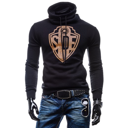 Bluza męska AMBITION FLY 1908 czarna - GRANATOWY || CZARNY denley-pl czarny jesień