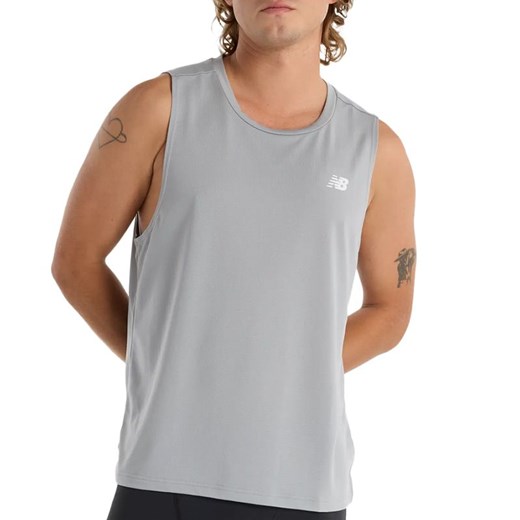 Koszulka męska New Balance MT51800YST - szara ze sklepu streetstyle24.pl w kategorii T-shirty męskie - zdjęcie 179134195