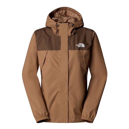 Kurtka damska The North Face Antora Rain Jacket 0A8BKD5K21 - brązowa ze sklepu streetstyle24.pl w kategorii Kurtki damskie - zdjęcie 179134196