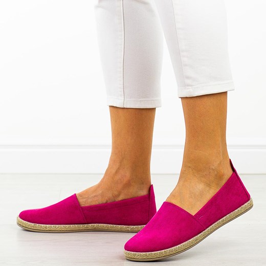 Fuksja espadryle damskie, półbuty Potocki 16332 ze sklepu suzana.pl w kategorii Espadryle damskie - zdjęcie 179137317