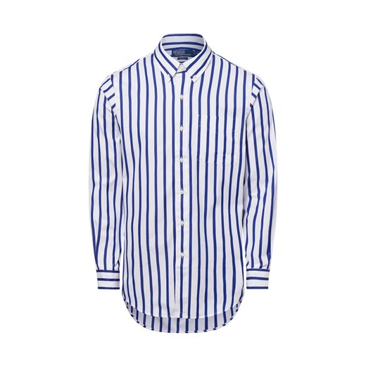Polo Ralph Lauren Męska koszula casual Mężczyźni Regular Fit Bawełna indygo w paski ze sklepu vangraaf w kategorii Koszule męskie - zdjęcie 179137447