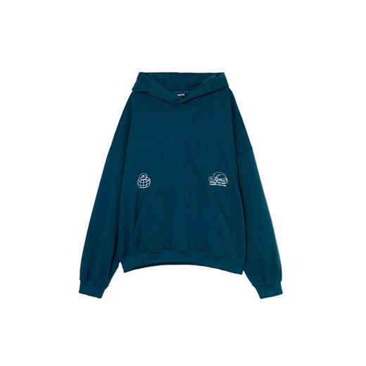 Cropp - Bluza z grubego materiału - zielony ze sklepu Cropp w kategorii Bluzy męskie - zdjęcie 179138356