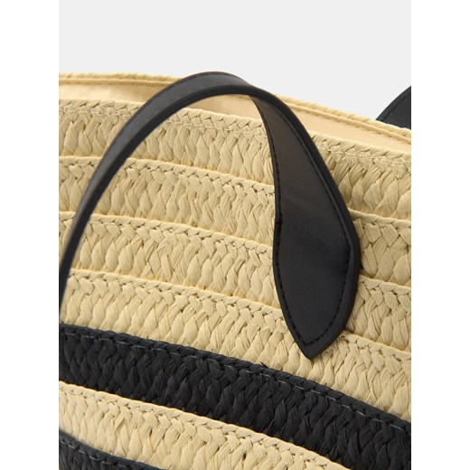 Sinsay - Pleciona torebka shopper na ramię - wielobarwny Sinsay One Size Sinsay