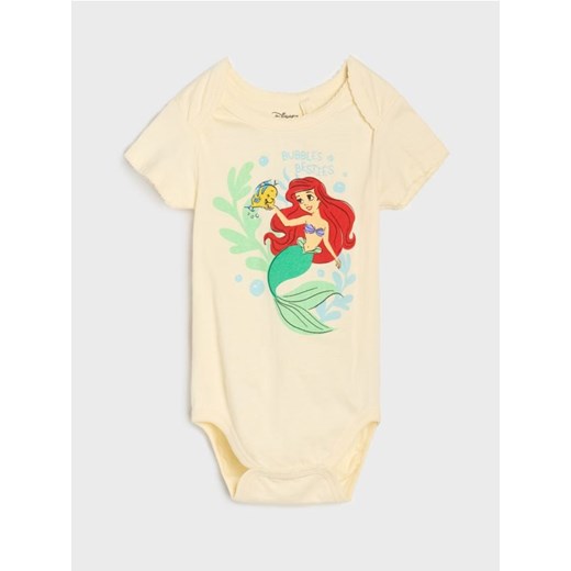 Sinsay - Body Disney Princess - kremowy ze sklepu Sinsay w kategorii Odzież dla niemowląt - zdjęcie 179142249
